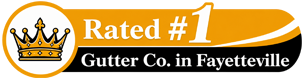 Rated # 1 Gutter Co. in Fayetteville